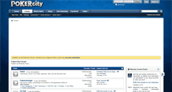 Desktop Screenshot of forum.pokercity.nl